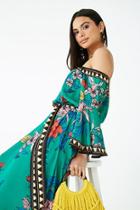 Forever21 Floral Print Midi Dress