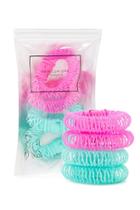 Forever21 Pink & Teal Spiral Hair Curlers