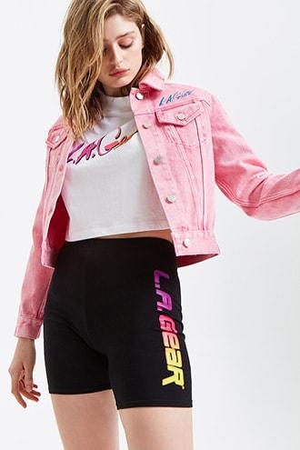 Forever21 L.a. Gear Biker Shorts