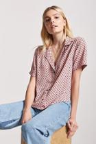 Forever21 Polka Dot Button-front Shirt