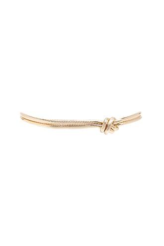 Forever21 High-polish Knotted Cuff