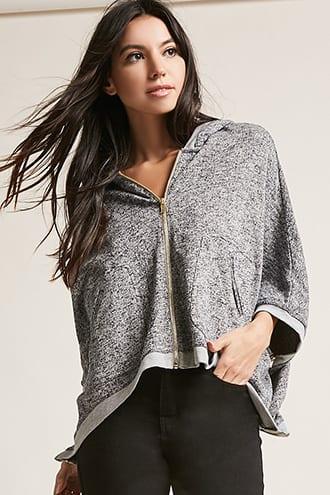 Forever21 Marled Dolman Hoodie