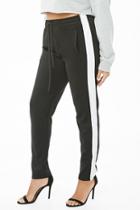 Forever21 Plus Size Striped-trim Sweatpants