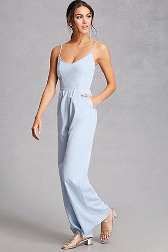Forever21 Tie-back Cami Jumpsuit