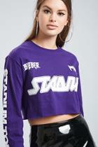 Forever21 Justin Bieber Cropped Band Tee