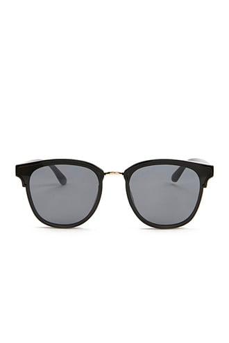 Forever21 Square Metallic-trim Sunglasses