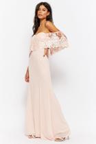 Forever21 Flounce Off-the-shoulder Prom Gown