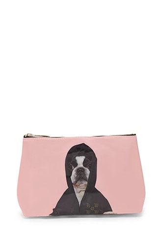 Forever21 Boston Terrier Makeup Bag