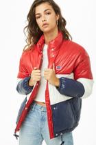 Forever21 Levis Colorblock Puffer Jacket