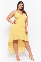 Forever21 Plus Size Polka Dot High-low Dress