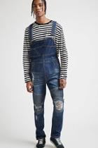 Forever21 Victorious Distressed Overalls