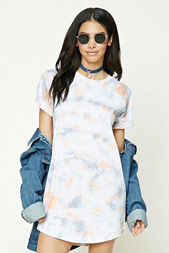 Forever21 Tie-dye T-shirt Dress