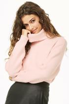 Forever21 Semi-cropped Turtleneck Sweater