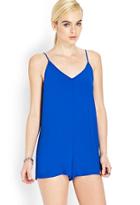 Forever21 Crepe Woven Cami Romper