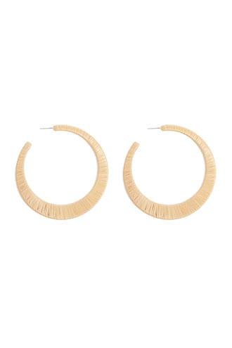 Forever21 Thread-wrapped Hoop Earrings