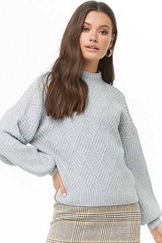 Forever21 Diamond Print Sweater