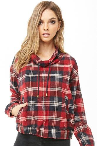 Forever21 Plaid Print Pullover
