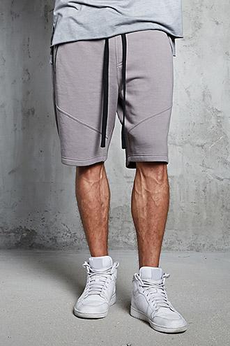 Forever21 Exposed Zipper Fleece Shorts