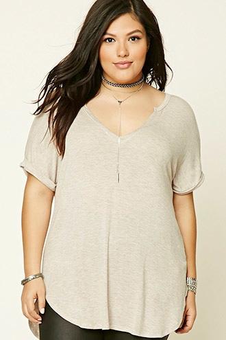 Forever21 Plus Size V-neck Top