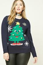 Forever21 Plus Size Holiday Tree Sweater