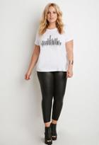 Forever21 Plus Barcode Ny Tee