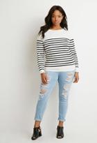 Forever21 Plus Classic Striped Sweater