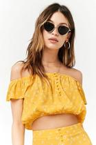 Forever21 Calla Lily Crop Top