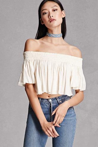 Forever21 Boho Me Off-the-shoulder Top