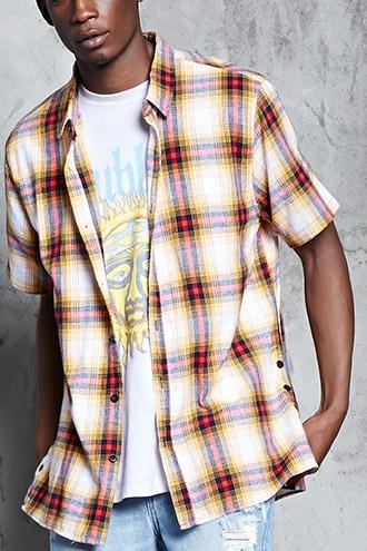 Forever21 Vented Flannel Shirt