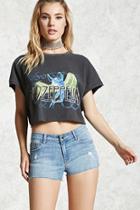 Forever21 Raw-cut Distressed Shorts