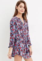 Forever21 Women's  Abstract Floral Tunic