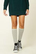 Forever21 Knee-high Open-knit Socks