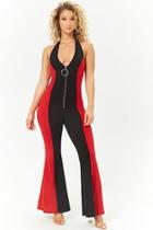 Forever21 Colorblock Flare Jumpsuit