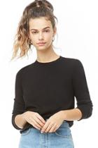Forever21 Ribbed-trim Knit Sweater