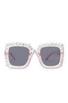 Forever21 Premium Rhinestone-embellished Square Sunglasses