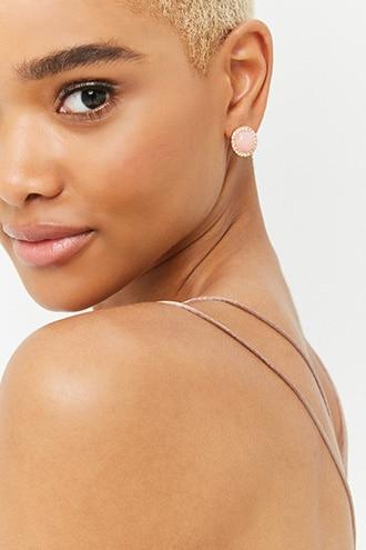 Forever21 Faux Stone Stud Earrings