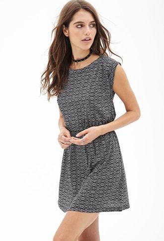 Forever21 Tribal Print Jersey Dress
