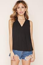 Forever21 Tie-neck Woven Top