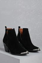 Forever21 Western Cap Faux Suede Boots