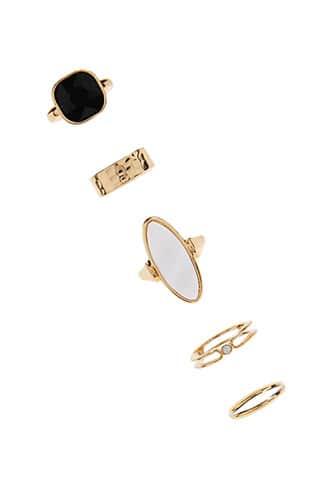 Forever21 Band & Stone Ring Set
