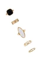 Forever21 Band & Stone Ring Set