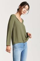 Forever21 Boxy Scoop Neck Top