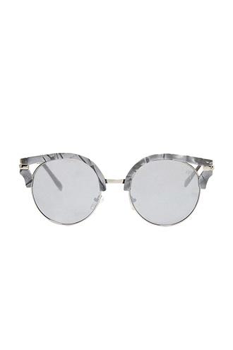Forever21 Melt Marble Browline Sunglasses