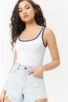 Forever21 Ribbed Ringer Tank Top