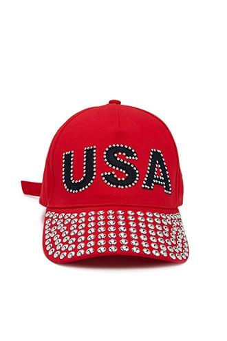 Forever21 Usa Studded Dad Cap