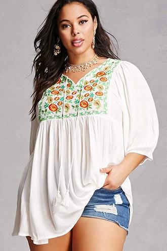 Forever21 Plus Size Velzera Tunic Dress