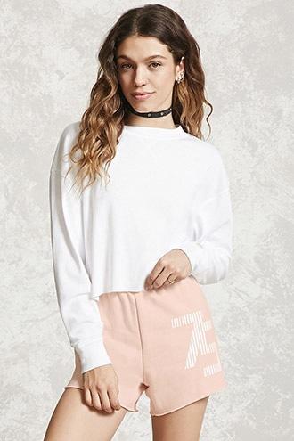 Forever21 75 Graphic Raw-cut Shorts