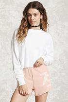 Forever21 75 Graphic Raw-cut Shorts
