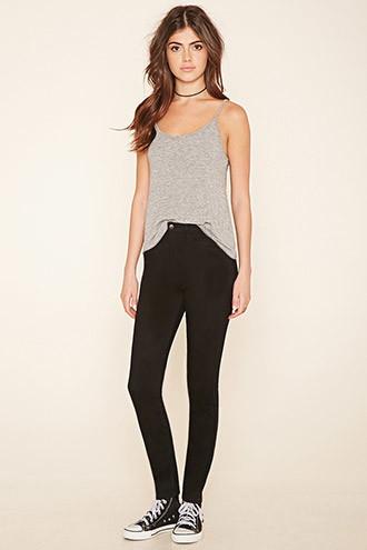 Forever21 Women's  Black The Fairfax High Rise Jean