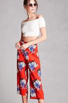 Forever21 Pixie & Diamond Abstract Culottes